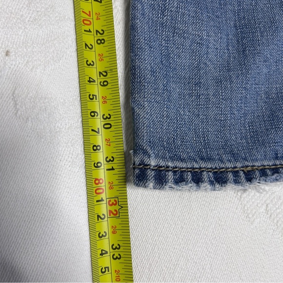 Silver 925 Series Denim Jeans Men's size 32 x 32 Distressed Straight Leg - Picture 8 of 10